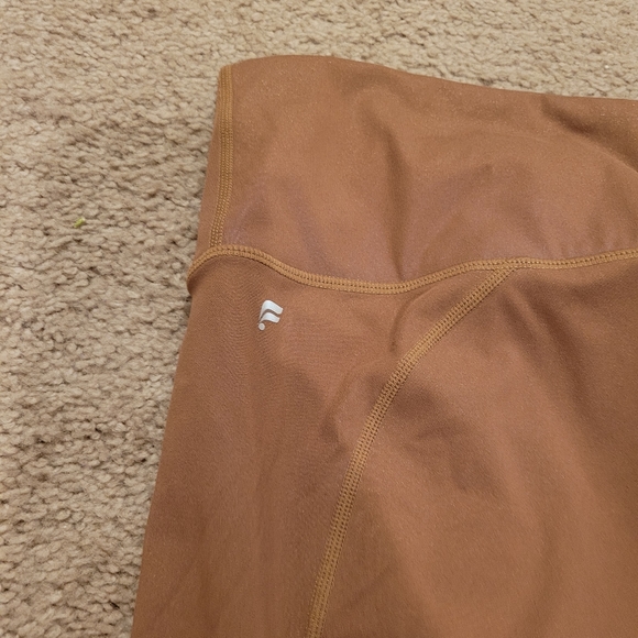 Plus Size Brown Iridescent Fabletics Leggings - Picture 3 of 5